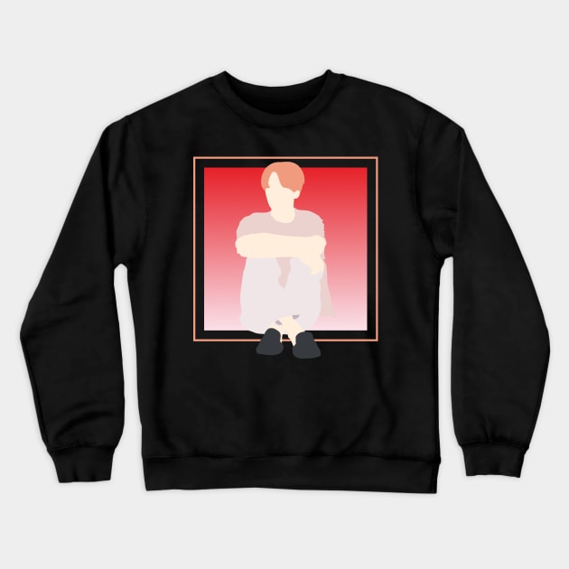 K-POP BOY DESIGN DAEBAK FANART Crewneck Sweatshirt by bianca alea